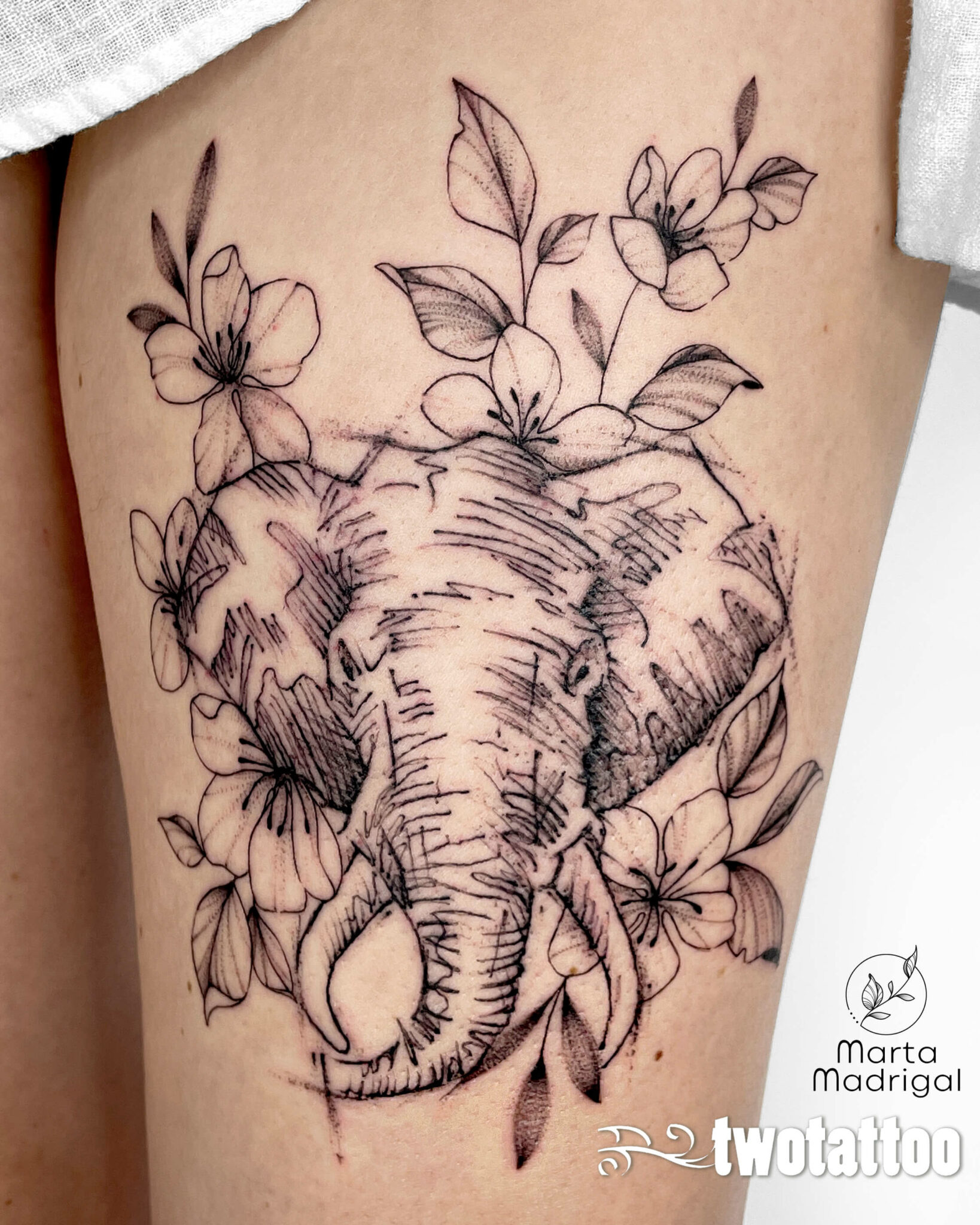 Tatouage elephant