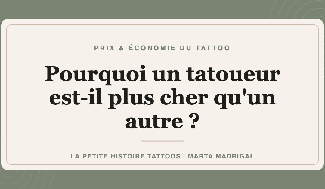 Pourquoi un tatoueur est-il plus cher qu&rsquo;un autre ?